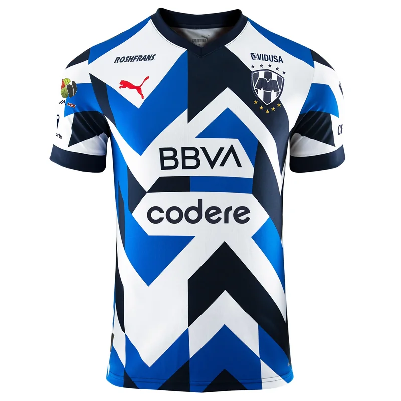 Men's Moisture - Wicking Lacrosse Jerseys with Mesh Panels for Optimal Performance on the FieldPuma Monterrey Third Jersey w/ Liga MX Patch 23/24 (Puma Team Royal) Men's Moisture - Wicking Lacrosse Jerseys with Mesh Panels for Optimal Performance on the FieldPuma Monterrey Third Jersey w/ Liga MX Patch 23/24 (Puma Team Royal)