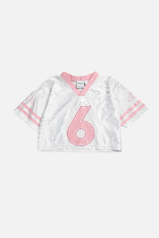 Men's Moisture - Wicking Lacrosse Jerseys with Mesh Panels for Optimal Performance on the FieldRework Crop Denver Broncos NFL Jersey - XS Men's Moisture - Wicking Lacrosse Jerseys with Mesh Panels for Optimal Performance on the FieldRework Crop Denver Broncos NFL Jersey - XS