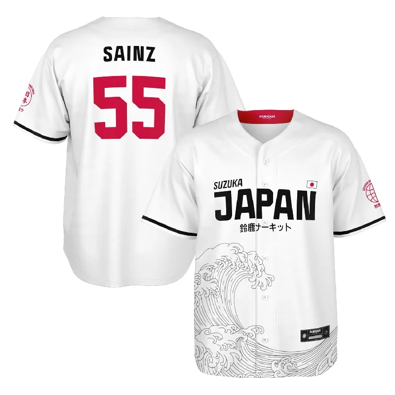 Men's Moisture - Wicking Golf Jerseys with UV Protection for Comfortable Rounds on the CourseSainz - Suzuka "Great Wave" Jersey Men's Moisture - Wicking Golf Jerseys with UV Protection for Comfortable Rounds on the CourseSainz - Suzuka "Great Wave" Jersey