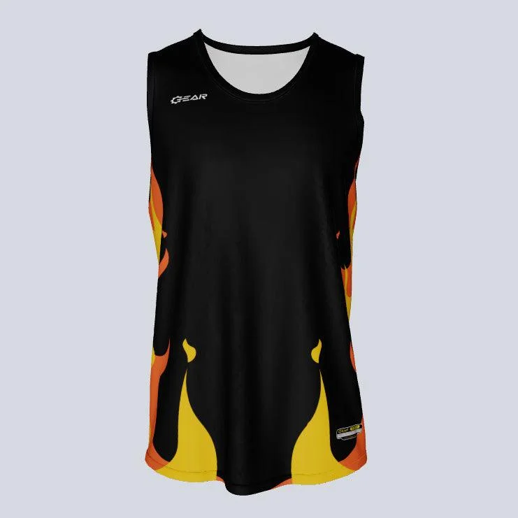 Men's Limited - Edition Cricket Jerseys Commemorating Historic Matches for Die - Hard Cricket LoversSinglet Fire Custom Jersey