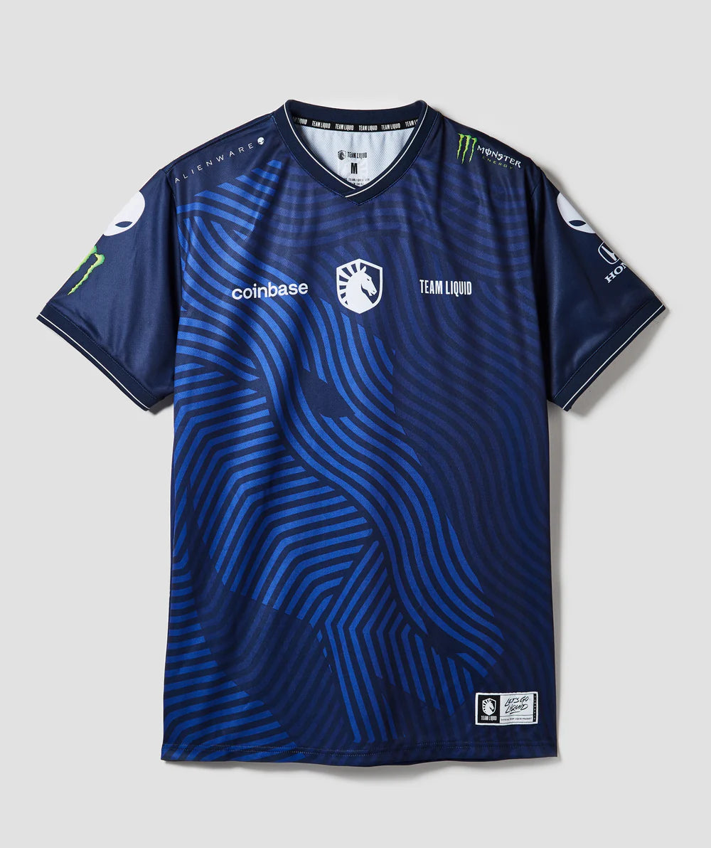 Men's Custom - Printed Baseball Jerseys with Player Names and Numbers for Personalized StyleTeam Liquid 2024/25 Pro Jersey Blue Men's Custom - Printed Baseball Jerseys with Player Names and Numbers for Personalized StyleTeam Liquid 2024/25 Pro Jersey Blue