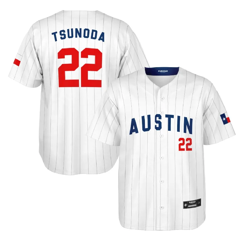 Men's Basketball Jerseys with Signature Player Logos for a Fan - Favorite LookTsunoda - Lone Star Jersey