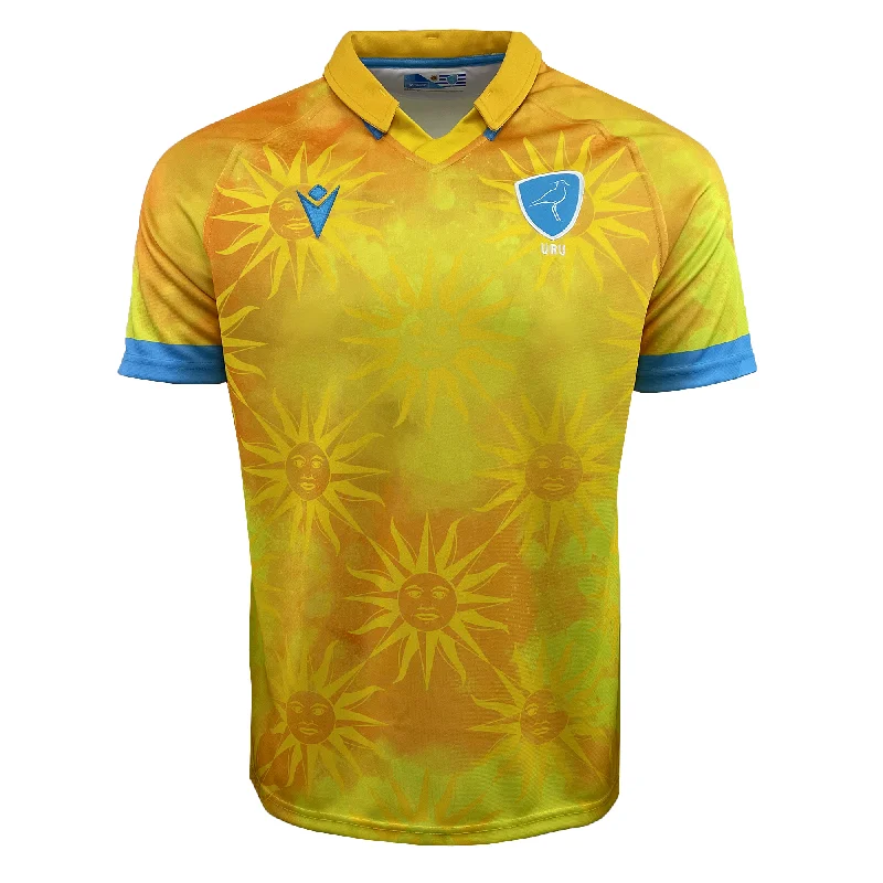 Men's Throwback Rugby Jerseys of Historic Matches and Teams for Rugby History BuffsUruguay 24/25 Replica Away Jersey by Macron Men's Throwback Rugby Jerseys of Historic Matches and Teams for Rugby History BuffsUruguay 24/25 Replica Away Jersey by Macron