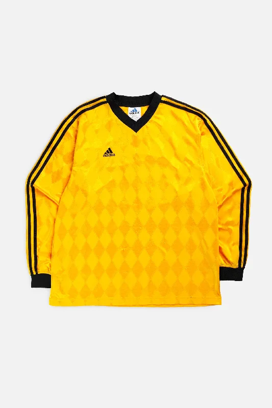 Men's Moisture - Wicking Lacrosse Jerseys with Mesh Panels for Optimal Performance on the FieldVintage Adidas Soccer Long Sleeve Jersey - S Men's Moisture - Wicking Lacrosse Jerseys with Mesh Panels for Optimal Performance on the FieldVintage Adidas Soccer Long Sleeve Jersey - S