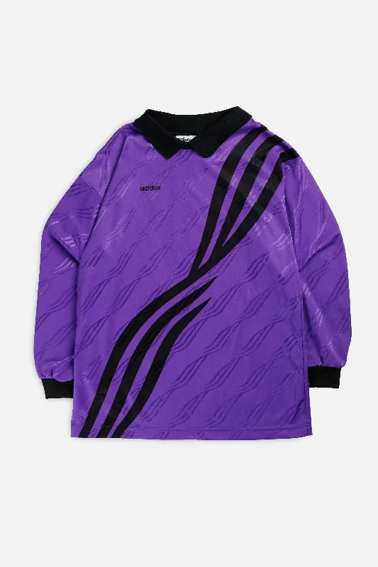 Men's Breathable Polyester Running Jerseys in Bright Neon Colors for High - Visibility WorkoutsVintage Adidas Soccer Long Sleeve Jersey - L Men's Breathable Polyester Running Jerseys in Bright Neon Colors for High - Visibility WorkoutsVintage Adidas Soccer Long Sleeve Jersey - L