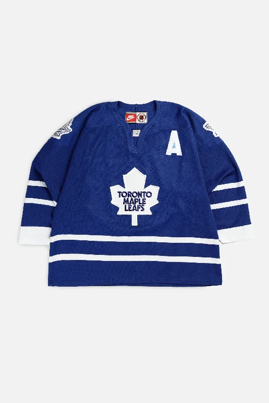 Men's Football Jerseys with Embroidered Club Badges for a Premium and Authentic AppealVintage Toronto Maple Leafs NHL Jersey - Men's L Men's Football Jerseys with Embroidered Club Badges for a Premium and Authentic AppealVintage Toronto Maple Leafs NHL Jersey - Men's L