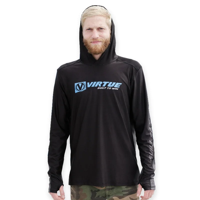 Men's Basketball Jerseys in Sleeveless Design for Enhanced Mobility on the CourtVirtue Dryfit Proformance Hooded Jersey - Black Men's Basketball Jerseys in Sleeveless Design for Enhanced Mobility on the CourtVirtue Dryfit Proformance Hooded Jersey - Black