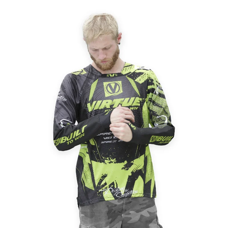 Men's Authentic Soccer Jerseys of National Teams for International Football EventsVirtue Pro Jersey - Lime Men's Authentic Soccer Jerseys of National Teams for International Football EventsVirtue Pro Jersey - Lime