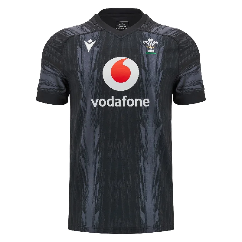 Men's Sustainable Organic Cotton Rugby Jerseys for Eco - Conscious Sports EnthusiastsWales 24/25 Training Jersey by Macron