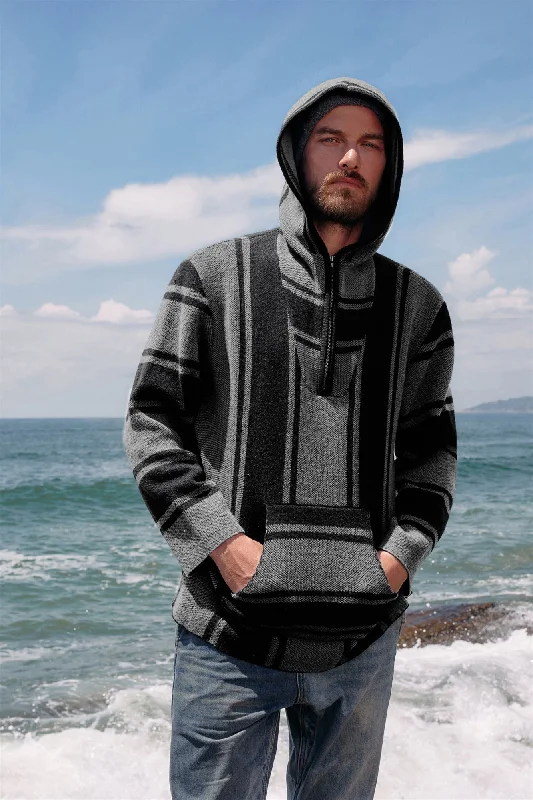 Men's Fuzzy Mohair - Blend Pullover in Light Pink for a Soft and Stylish LookMen's Hoodie Sweater Quarter Zip Stylish Cable Knit Pullover Sweater