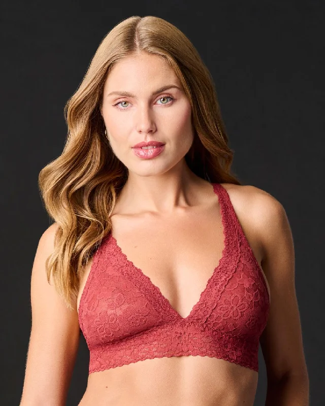 Women's bras made of soft cotton fabricDaily Lace Plunge Bralette
