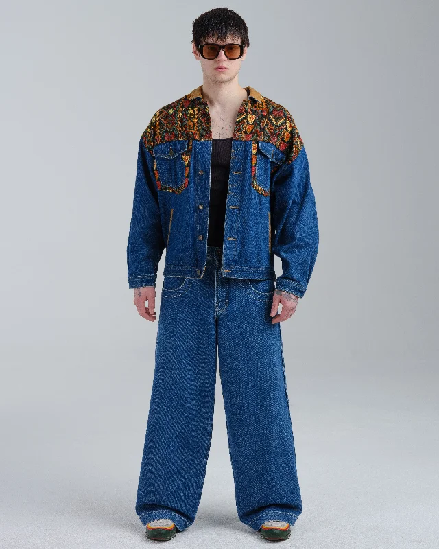 Men's Jeans with a Button - Fly for a Traditional and Classic Aesthetic101 Twin Cannon. 26". Dark Stone.