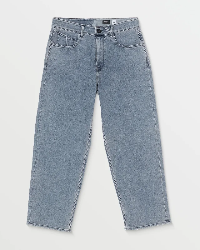 Men's Cargo Jeans with Multiple Pockets for a Practical and Outdoor - Friendly LookBillow Loose Fit Jeans - Ash