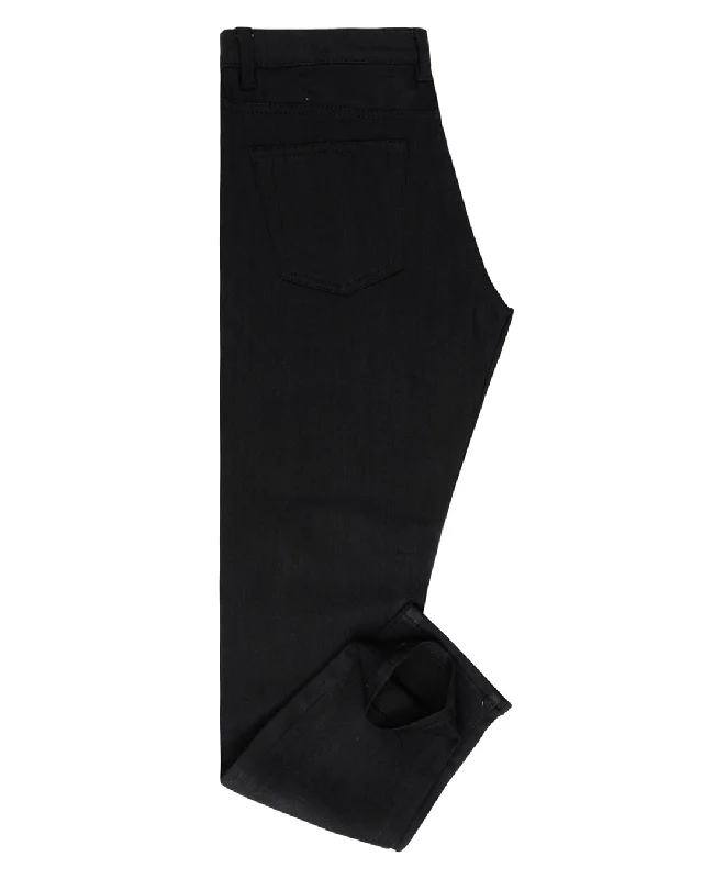 Men's Cargo Jeans with Multiple Pockets for a Practical and Outdoor - Friendly LookTech Stretch Black Jeans