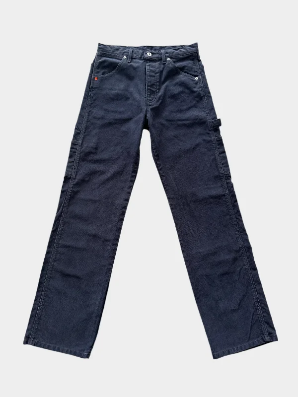 Plus Size Men's Bootcut Jeans with a Relaxed Waist for a Classic and Comfortable FitBlue Jeans