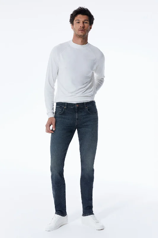 Plus Size Men's Bootcut Jeans with a Relaxed Waist for a Classic and Comfortable FitRay 5 Pocket Jeans Deep Tobacco
