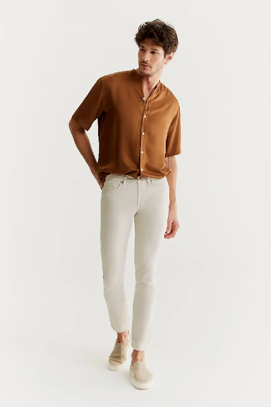 Men's Slim Fit Stretch Jeans in Dark Wash for a Modern and Comfortable LookRay 5 Pocket Pants Beige