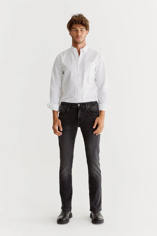 Men's High - Waisted Jeans in a Medium Wash for a Vintage - Style RevivalMarc 5 Pocket Jeans Black