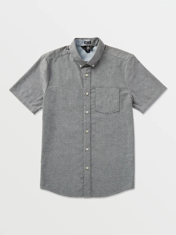 Men's Slim Fit Stretch Jeans in Dark Wash for a Modern and Comfortable LookEverett Oxford Short Sleeve Shirt - Black