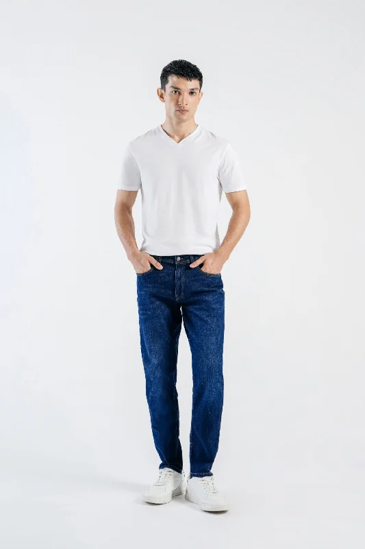 Men's Jeans with a Frayed Hem for a Casual and Effortless StyleSlim Fit Jeans