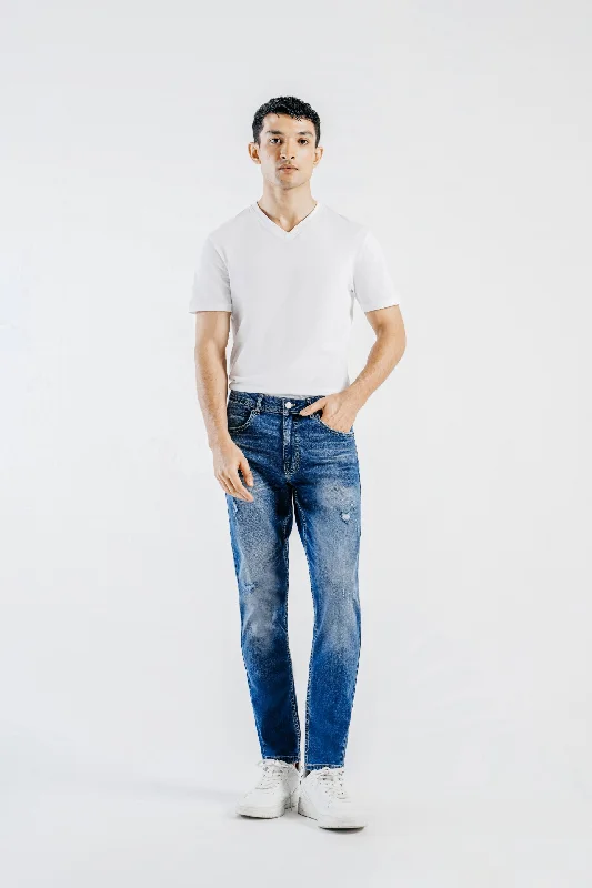 Men's Jeans with a Button - Fly for a Traditional and Classic AestheticSLIM FIT JEANS