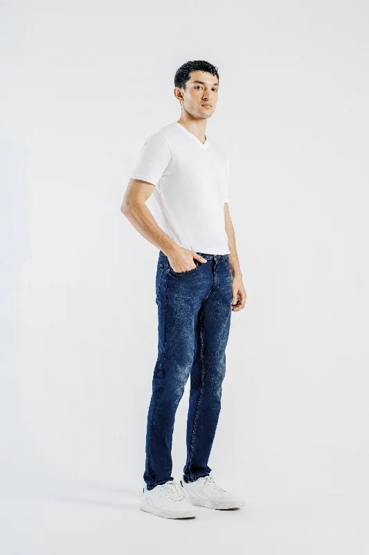 Men's Jeans with an Elastic Waistband for Ultimate ComfortSLIM FIT JEANS