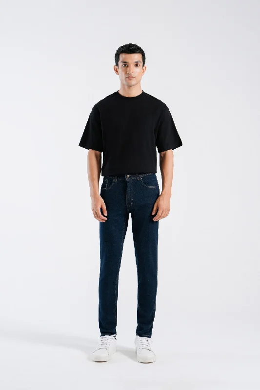 Men's Colored Jeans in Burgundy for a Bold and Fashion - Forward LookBasic Slim Fit Jeans