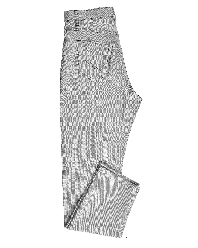 Men's Cargo Jeans with Multiple Pockets for a Practical and Outdoor - Friendly LookGrey Stretchable Jeans