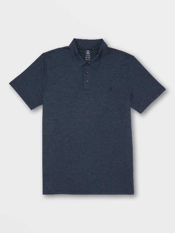 Men's Stretch Jeans with a Moisture - Wicking Lining for Active LifestylesHazard Pro Polo Short Sleeve Shirt - Navy Heather