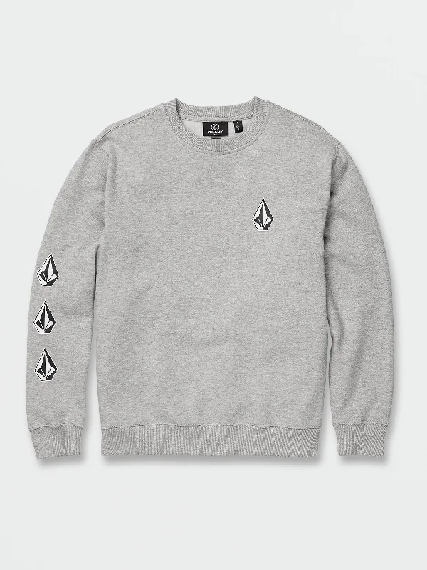 Men's Jeans with a Cargo - Inspired Knee Pocket for Extra StorageIconic Stone Crew Sweatshirt - Heather Grey