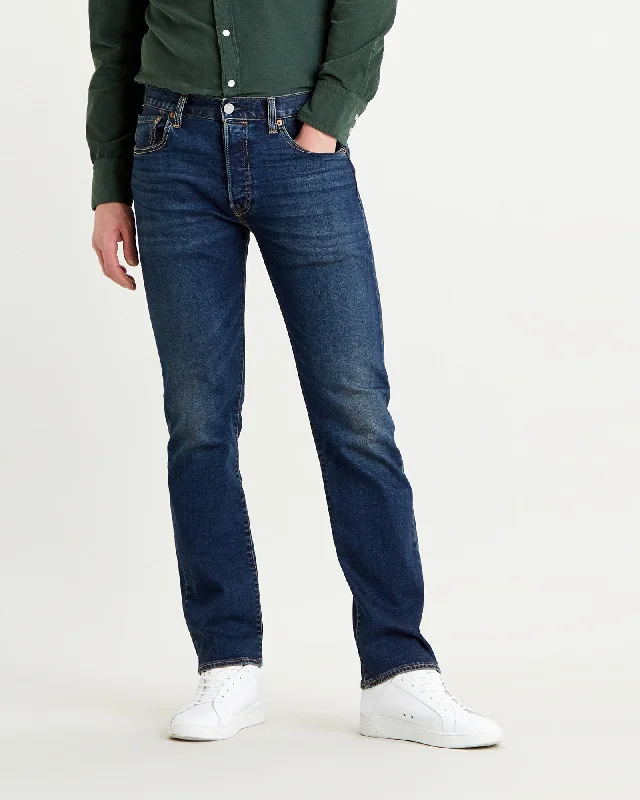Men's Jeans with a Frayed Hem for a Casual and Effortless StyleLevi's® 501 Original Regular Fit Mens Jeans - Block Crusher