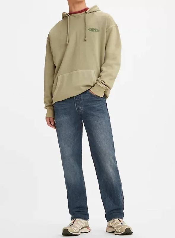 Men's Low - Rise Jeans in a Light Wash for a Casual and Youthful LookMen's 501 Original Jeans In Her Eyes Dark Wash