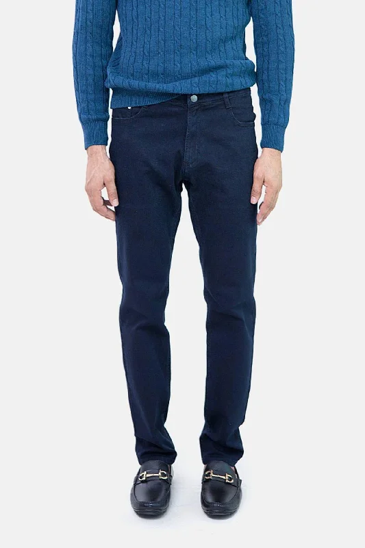 Men's High - Waisted Jeans in a Medium Wash for a Vintage - Style RevivalBrumano