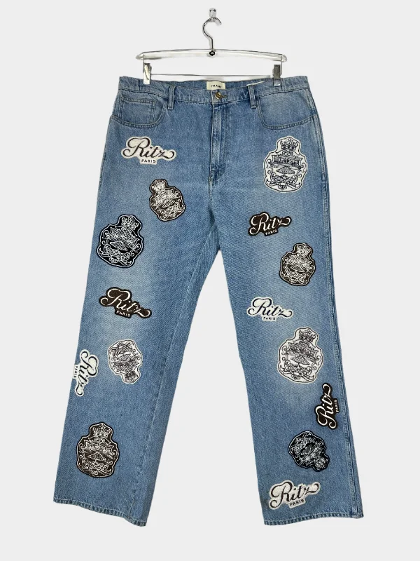 Men's Jeans with a Cargo - Inspired Knee Pocket for Extra StoragePatches Jeans