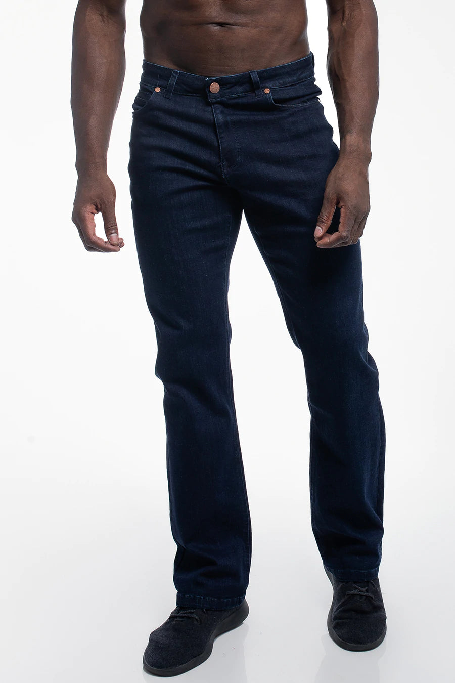 Men's Jeans with a Cargo - Inspired Knee Pocket for Extra StorageRelaxed Athletic Fit Jeans