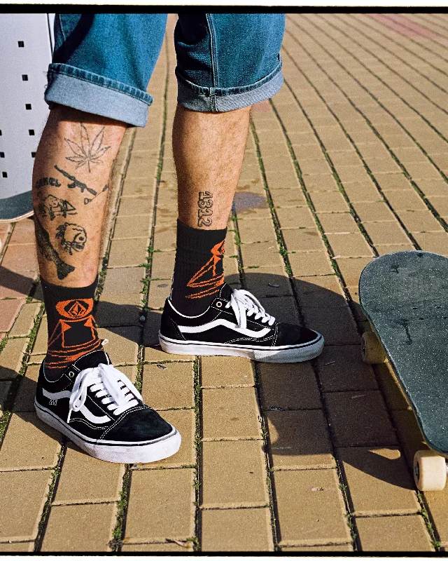 Men's Jeans with a Hidden Coin Pocket for Added ConvenienceSkate Vitals Remy Stratton Socks - Black