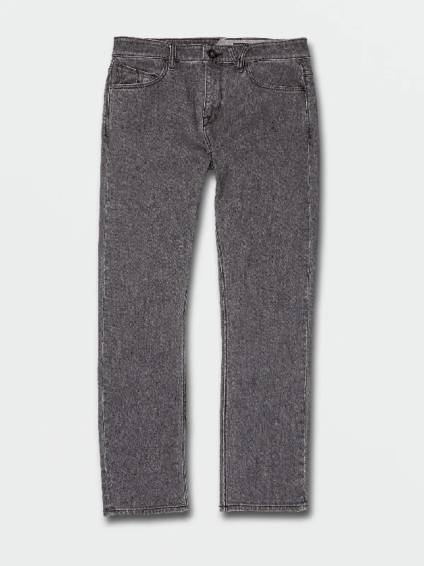 Men's Slim Fit Stretch Jeans in Dark Wash for a Modern and Comfortable LookSolver Modern Fit Jeans - Easy Enzyme Grey
