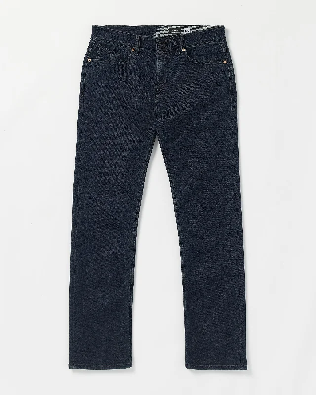 Men's Jeans with a Button - Fly for a Traditional and Classic AestheticSolver Modern Fit Jeans - Melindigo