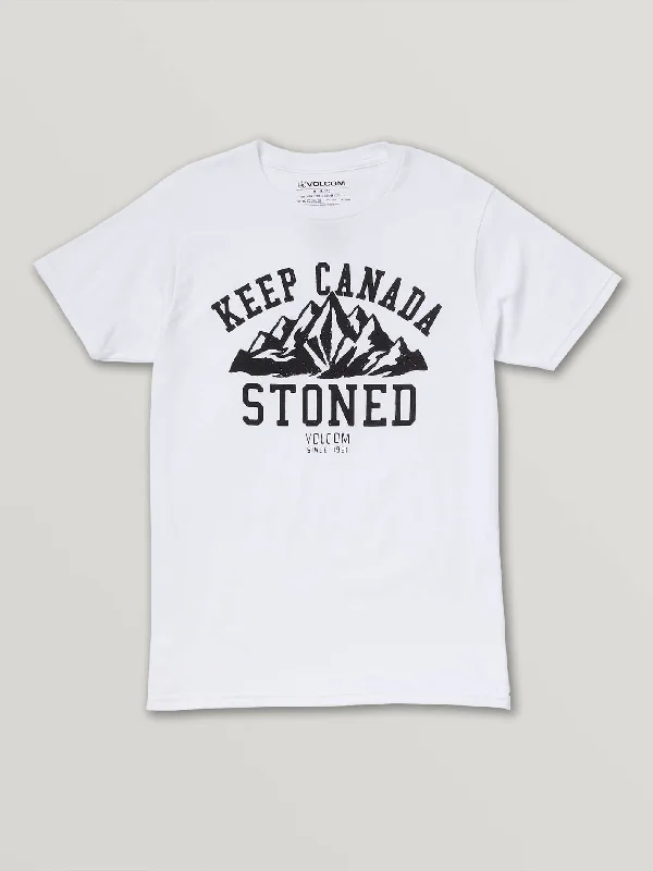 Men's Cargo Jeans with Multiple Pockets for a Practical and Outdoor - Friendly LookMens Stoned Short Sleeve Tee - White