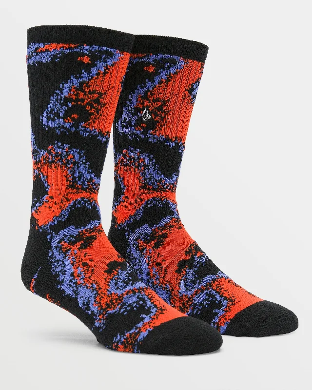 Men's Jeans with a Frayed Hem for a Casual and Effortless StyleStoney Shred Socks - Bright Red