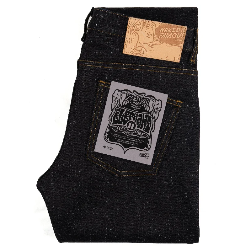 Men's Stretch Jeans with a Moisture - Wicking Lining for Active LifestylesSuper Guy - Elephant 11 - Grandrelle Men's Stretch Jeans with a Moisture - Wicking Lining for Active LifestylesSuper Guy - Elephant 11 - Grandrelle