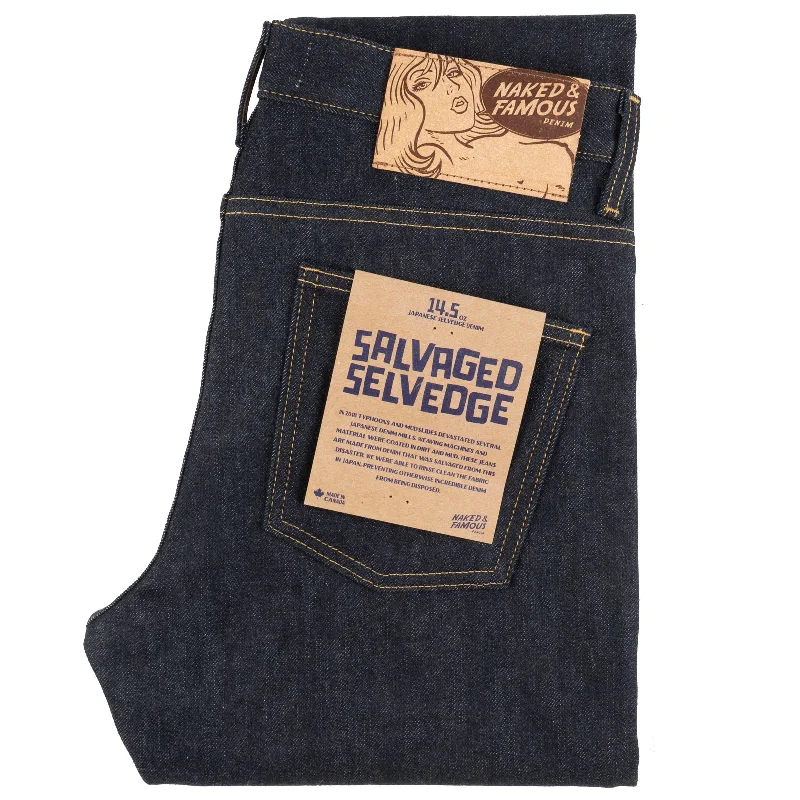 Men's Jeans with a Hidden Coin Pocket for Added ConvenienceSuper Guy - Salvaged Selvedge