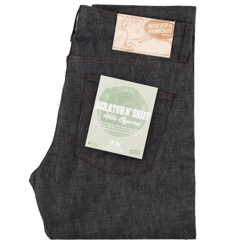Men's Cargo Jeans with Multiple Pockets for a Practical and Outdoor - Friendly LookSuper Guy - Scratch-n-Sniff - Hiba Cypress