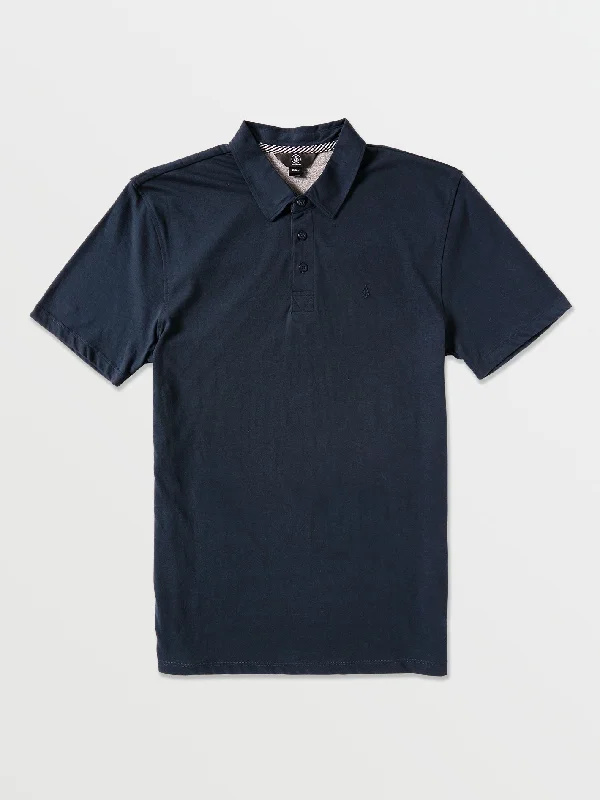 Plus Size Men's Bootcut Jeans with a Relaxed Waist for a Classic and Comfortable FitWowzer Polo Short Sleeve Shirt - Navy