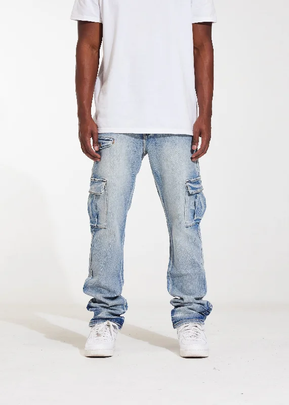Men's Slim Fit Stretch Jeans in Dark Wash for a Modern and Comfortable LookAir Cargo Denim (Stone Wash) Men's Slim Fit Stretch Jeans in Dark Wash for a Modern and Comfortable LookAir Cargo Denim (Stone Wash)