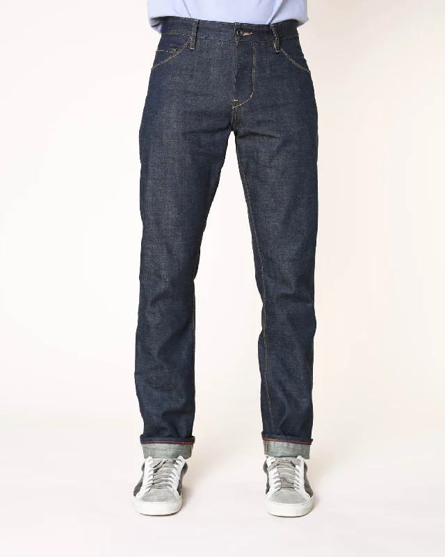 Men's Jeans with a Frayed Hem for a Casual and Effortless StyleAlexander | Original Selvage Raw Men's Jeans with a Frayed Hem for a Casual and Effortless StyleAlexander | Original Selvage Raw