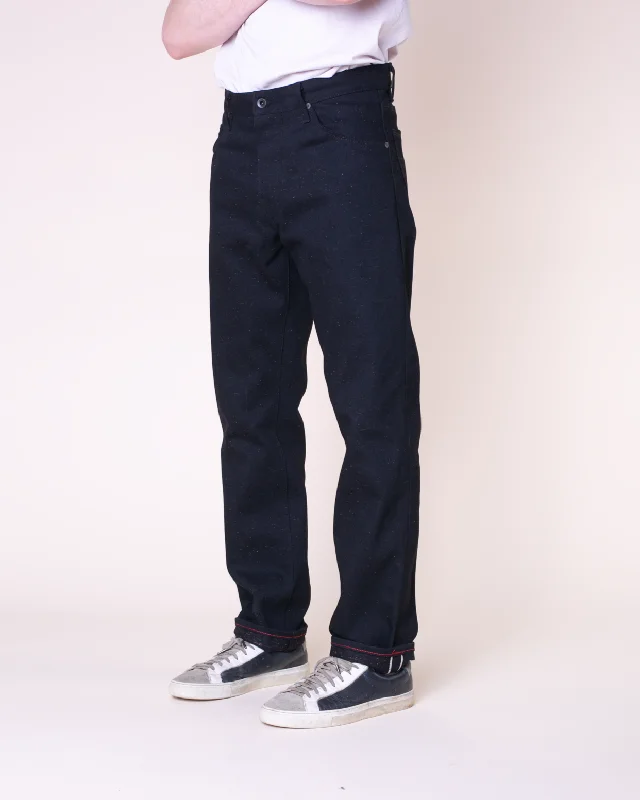 Men's Straight Leg Raw Denim Jeans for a Minimalist and Durable OptionAlexander | Black Speck Selvage Men's Straight Leg Raw Denim Jeans for a Minimalist and Durable OptionAlexander | Black Speck Selvage