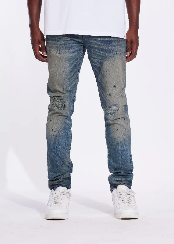 Men's Jeans with a Zip - Off Lower Leg for Convertible StyleAtlantic Denim (Ashed Blue) Men's Jeans with a Zip - Off Lower Leg for Convertible StyleAtlantic Denim (Ashed Blue)