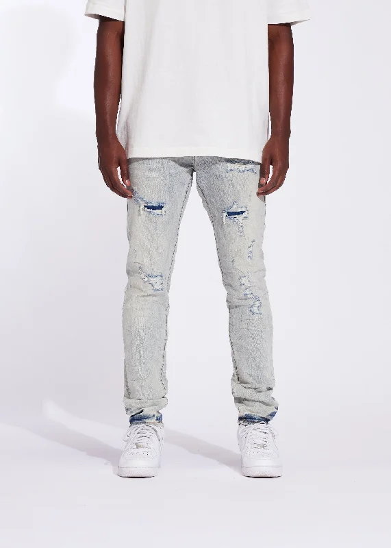 Men's Jeans with a Button - Fly for a Traditional and Classic AestheticAtlantic Denim (Altitude Wash) Men's Jeans with a Button - Fly for a Traditional and Classic AestheticAtlantic Denim (Altitude Wash)