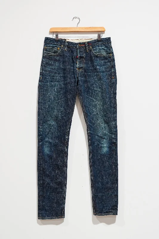 Men's Jeans with a Button - Fly for a Traditional and Classic AestheticDJB0175 - SlimR - W32 L34 Men's Jeans with a Button - Fly for a Traditional and Classic AestheticDJB0175 - SlimR - W32 L34
